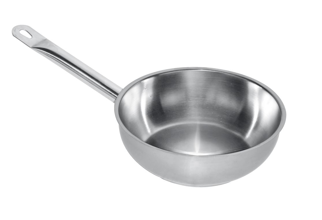 Premium Stainless Steel Conical Pan - 20 cm Diameter, 2.0L Capacity - Combisteel Model 7501.0120