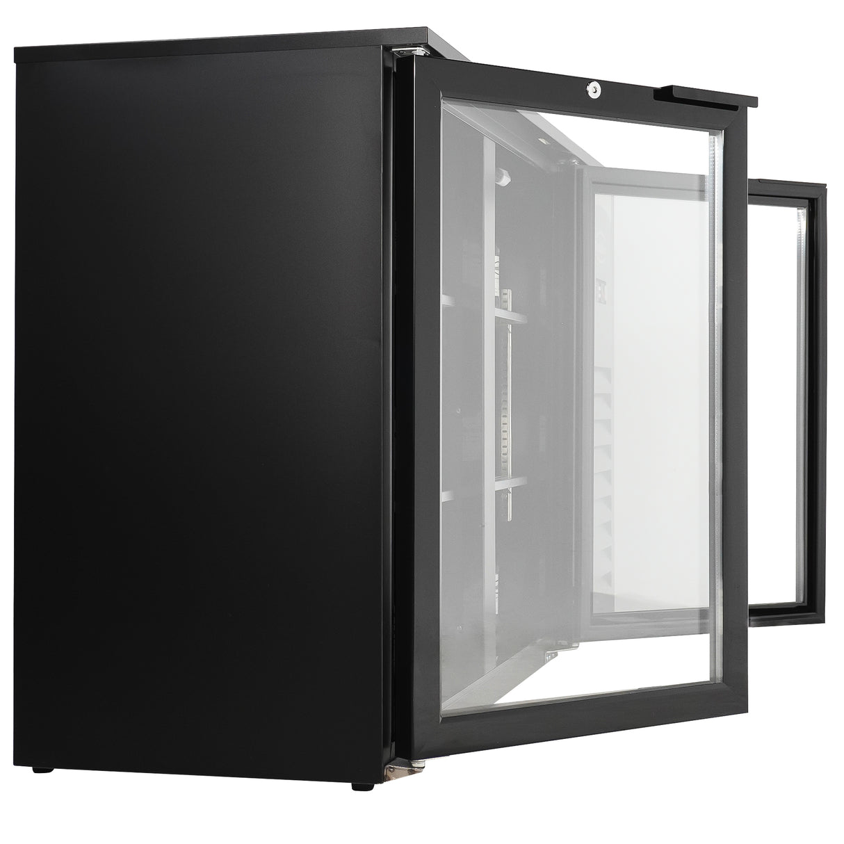 Combisteel Backbar Cooler 2 Glass Doors Black