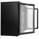 Combisteel Backbar Cooler 2 Glass Doors Black