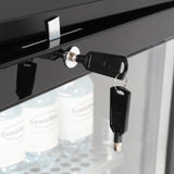Combisteel Backbar Cooler 4 Glass Doors Black