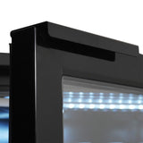 Combisteel Backbar Cooler 4 Glass Doors Black