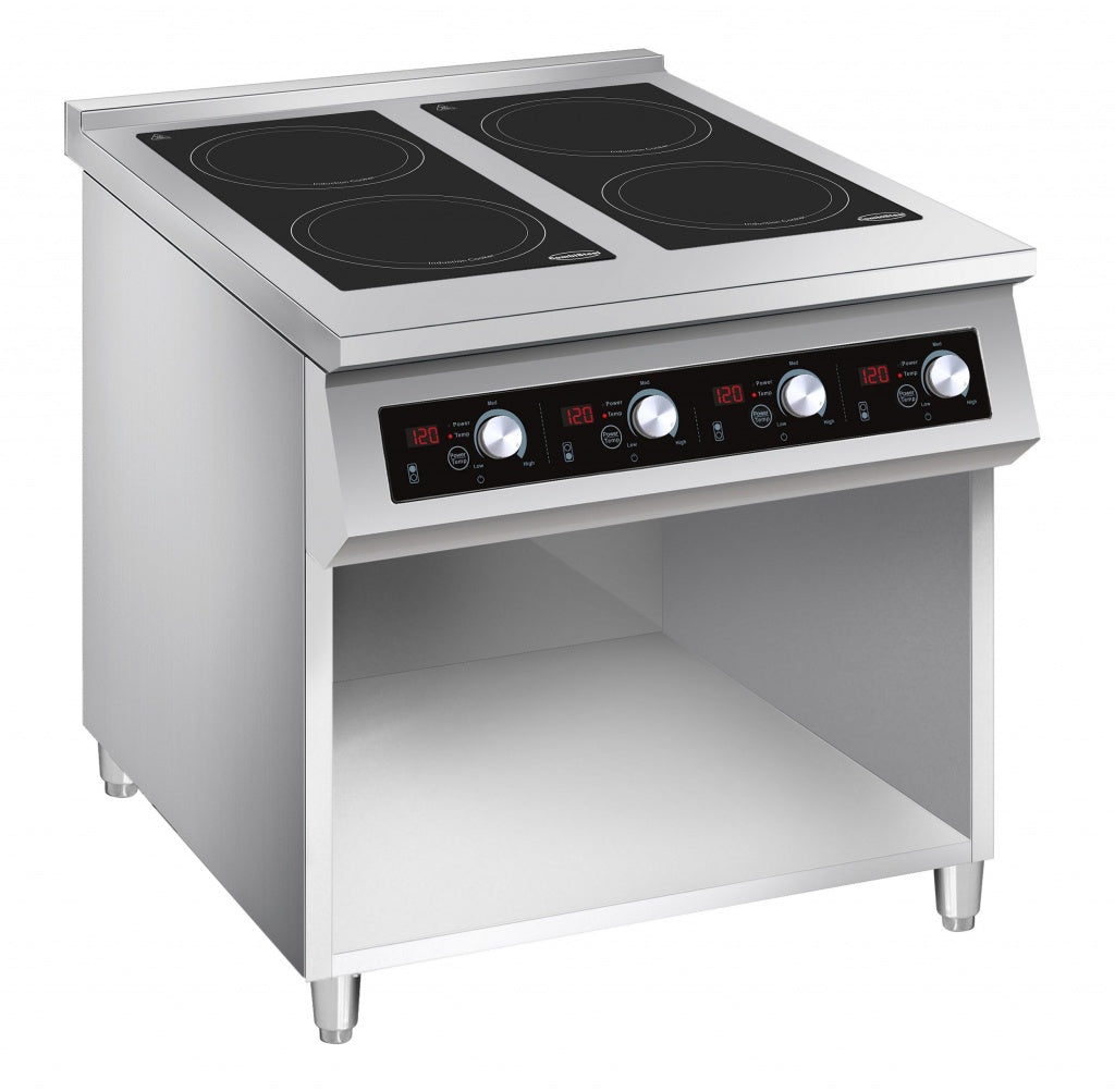 Elevate Your Culinary Experience with the Combisteel Freestanding Induction Cooking Stove – 4 Hobs, 400V - Model 7505.0010