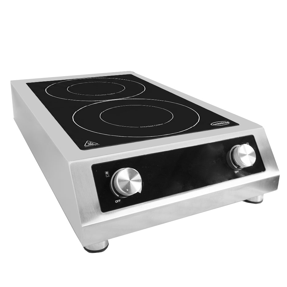 Commercial Cooking Range - Countertop Induction Cooking Top 2 Hobs Only Suitable For Induction Pans