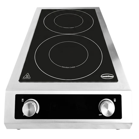 Commercial Cooking Range - Countertop Induction Cooking Top 2 Hobs Only Suitable For Induction Pans