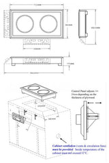 Elevate Your Cooking Experience with the Combisteel Double Induction Hob - Model 7505.0020