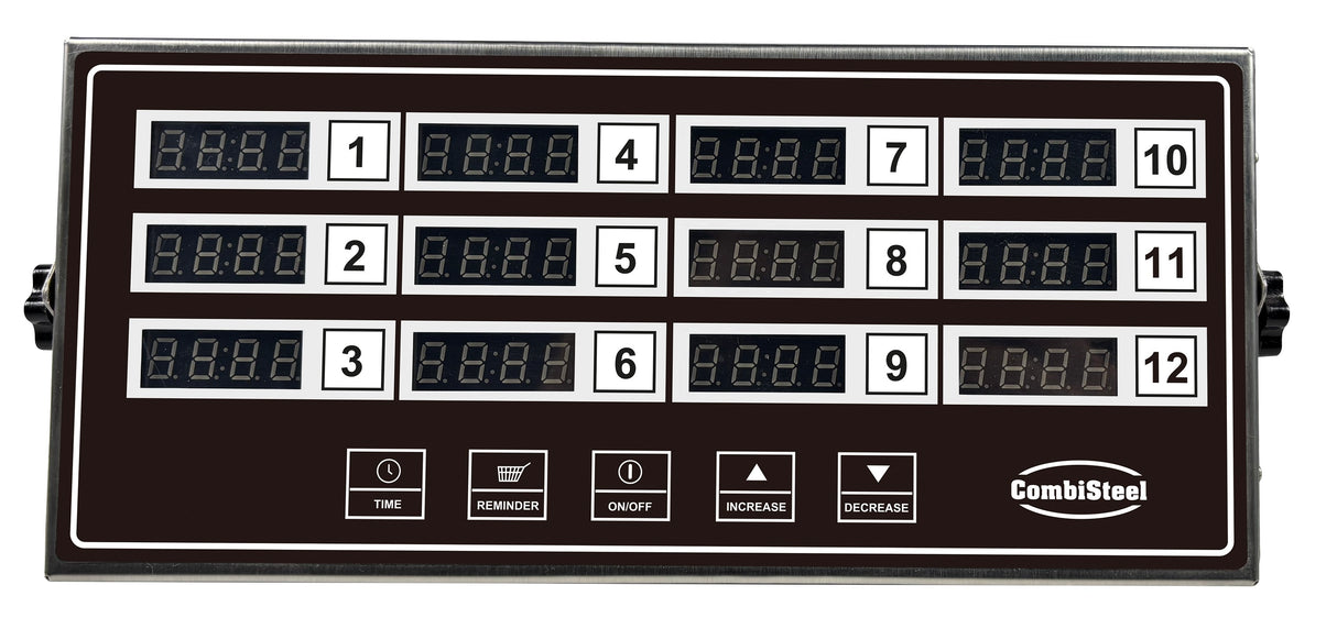 Combisteel Digital Kitchen Timer 12 Channels Dkt 12