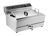 Combisteel Electric Counter Fryer 25 L With Drain Valve