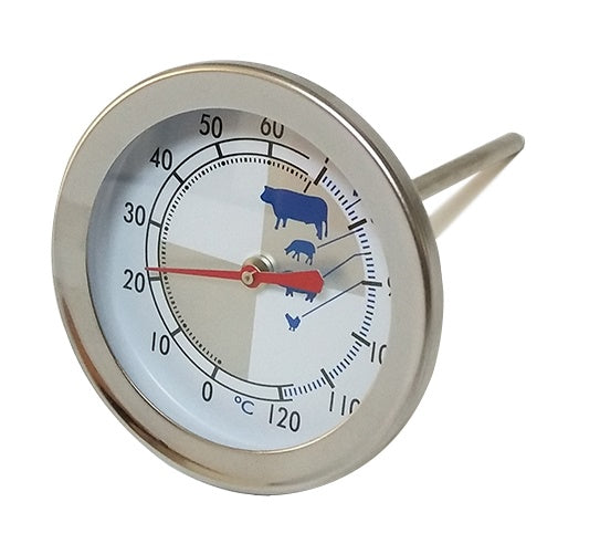 Precision Combisteel Meat Thermometer - Perfect 73mm Diameter for Accurate Cooking