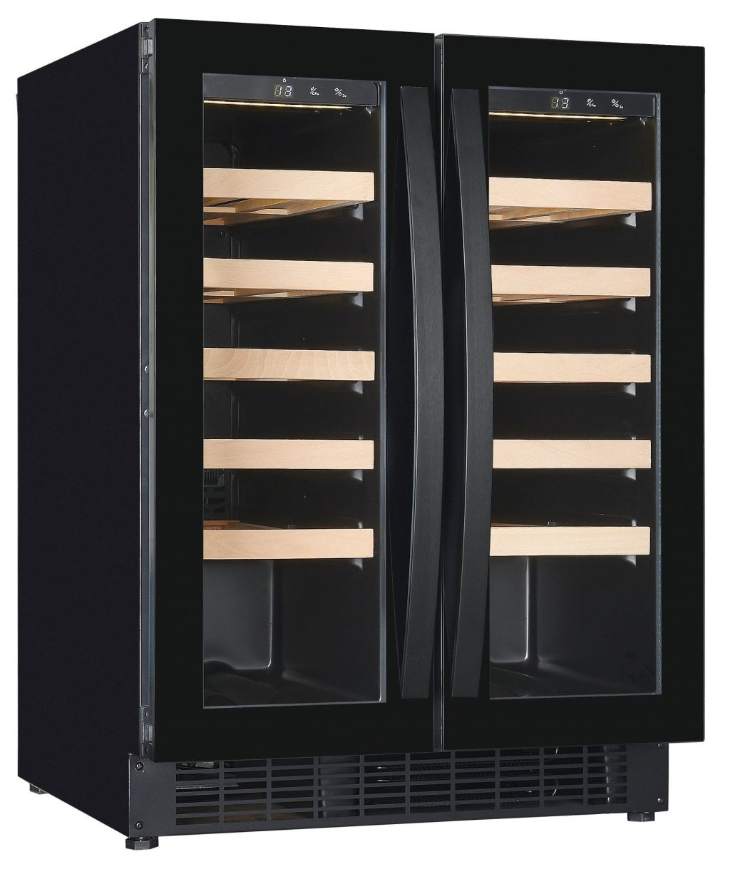 Stylish 40-Bottle Dual Temperature Wine Cooler with Single Door by Combisteel - Model 7525.0030