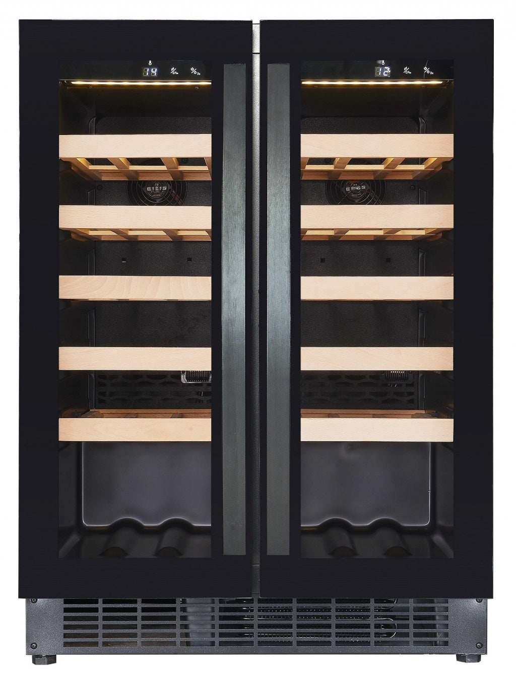 Stylish 40-Bottle Dual Temperature Wine Cooler with Single Door by Combisteel - Model 7525.0030