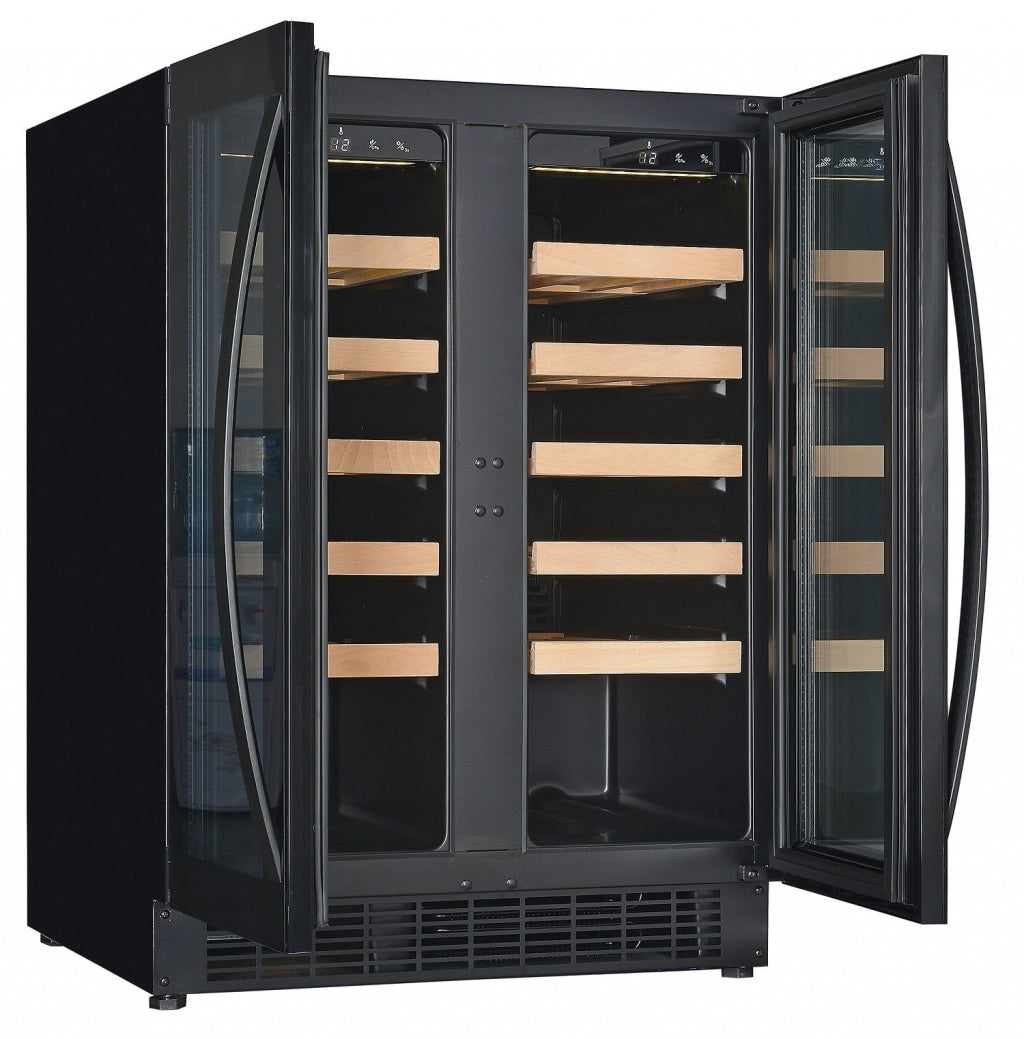 Stylish 40-Bottle Dual Temperature Wine Cooler with Single Door by Combisteel - Model 7525.0030