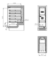 Elegant 50L Single Zone Wine Cooler by Combisteel - Perfect for Wine Enthusiasts!