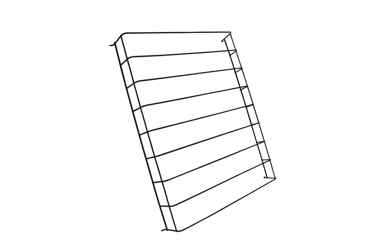 Combisteel Shelf Partitions Black For 7526.0100