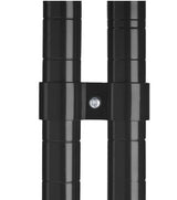 Commercial Catering Equipment - Set of 2 Black Pole Clamps by - Models TBV 7530.0025, 0030, 0035, 0040, and 7530.9005