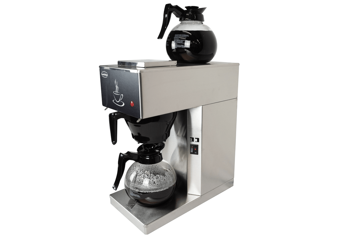 Combisteel Coffee Machine Incl. 2 Glass Coffee Jugs 1.8 L