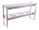 Combisteel Overshelf Halogen Heated 2 Levels 1200 Flat Packed