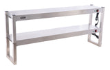 Combisteel Overshelf Halogen Heated 2 Levels 1500 Flat Packed