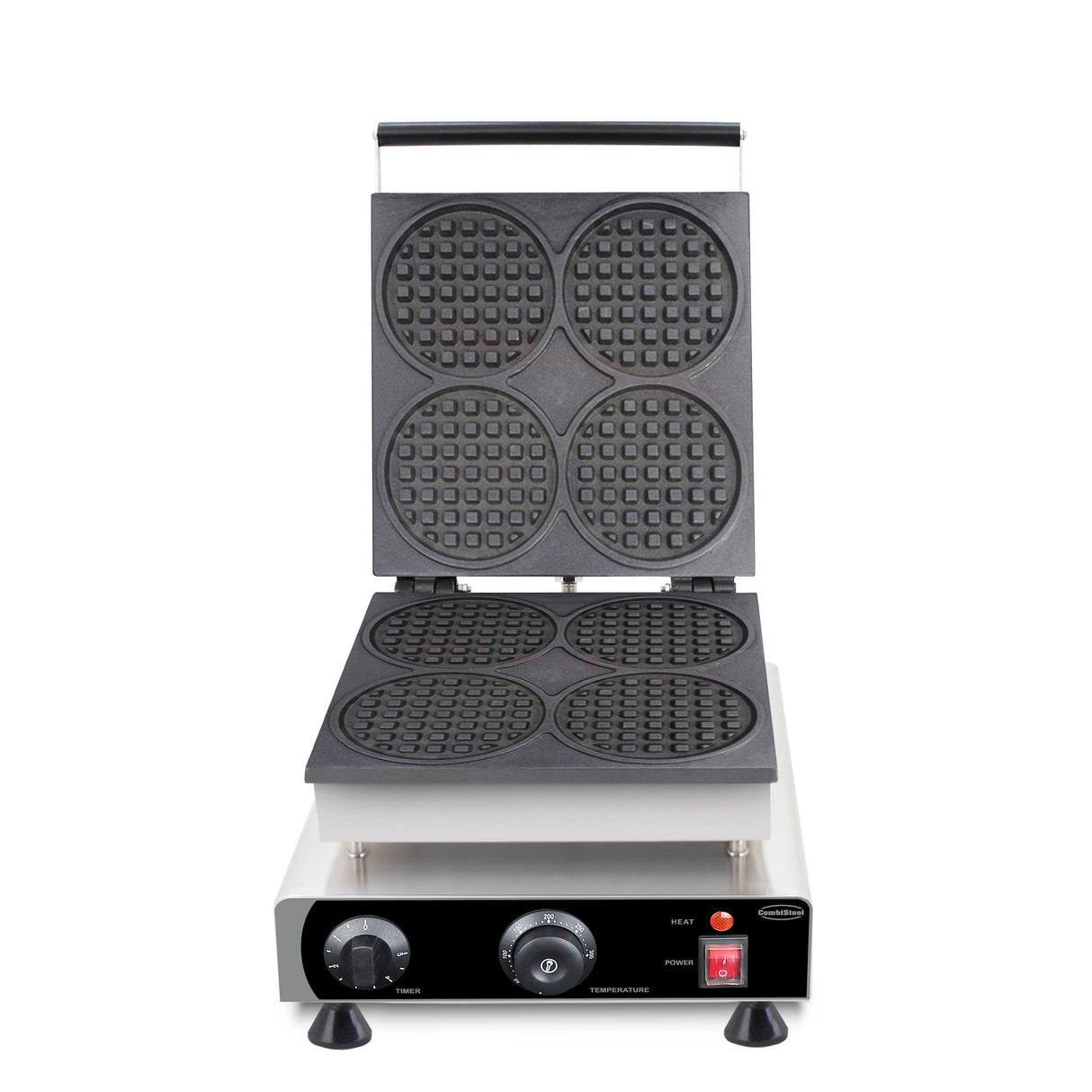 Combisteel Waffle Iron 4 Pcs Round Waffles