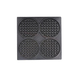 Combisteel Waffle Iron 4 Pcs Round Waffles