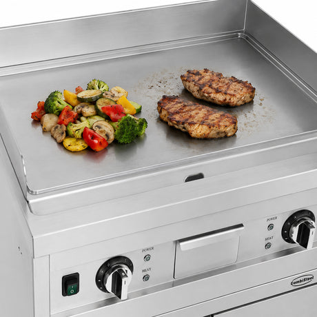Commercial Catering Equipment - Entry 700 EL. Fry Top Chrome