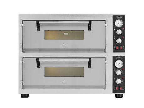 Commercial Catering Equipment - Elec. Pizza Oven Double 2 X 4
