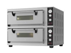 Elec. Pizza Oven Double 2 X 4