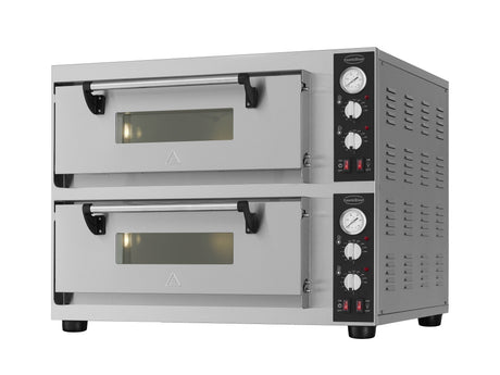 Elec. Pizza Oven Double 2 X 4