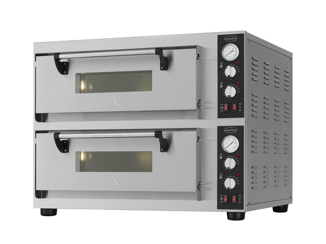 Elec. Pizza Oven Double 2 X 4