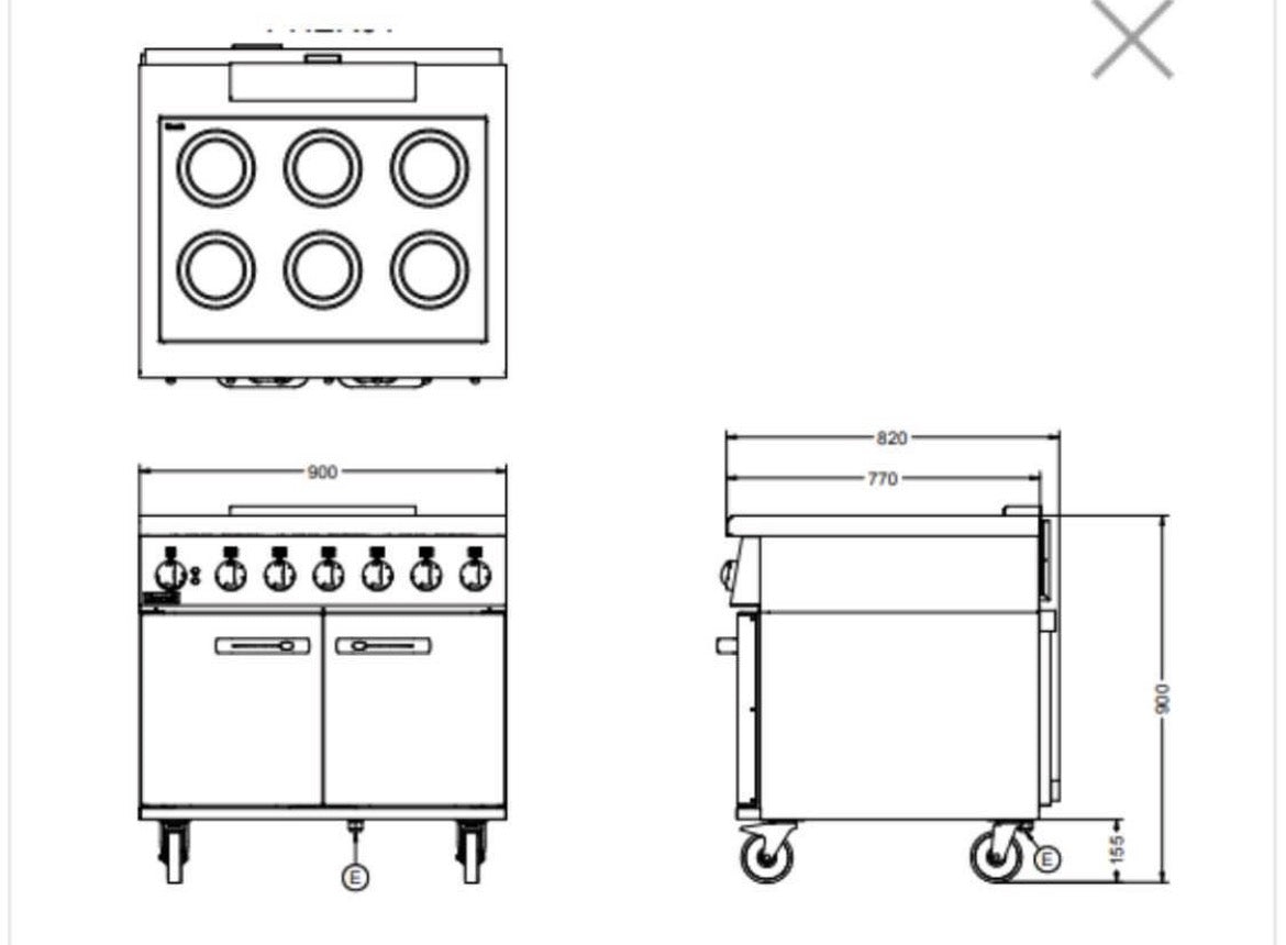 Lincat Phoenix Induction Range  – Three Phase | Powerful Commercial Cooker Refurbished