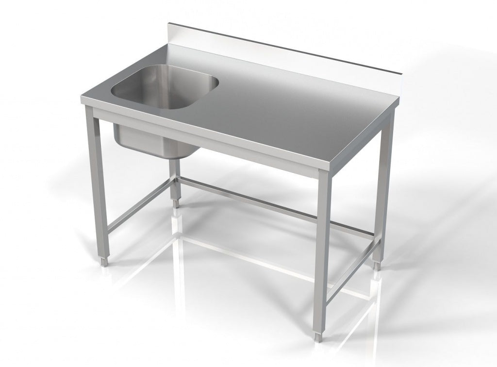 Premium Combisteel Stainless Steel Sink with Single Left Hand Bowl - Spacious 1200 x 700 mm Design