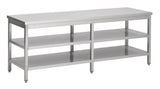 Combisteel 700 Worktable 2 Shelves 2200