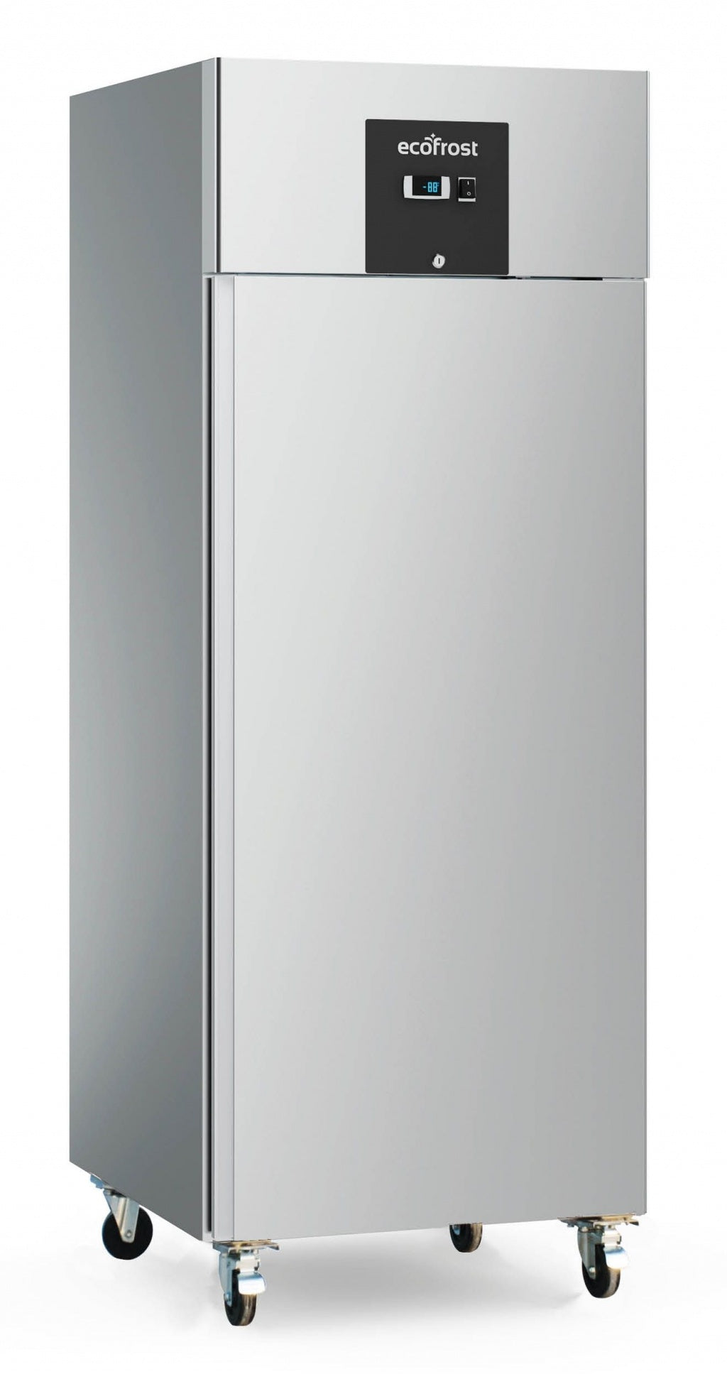Combisteel Ecofrost Stainless Steel Upright Fridge - Spacious 600L Single Door GN 2/1 Design