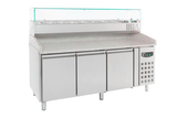 Stylish Combisteel 3-Door Pizza Counter - Model 7950.0044 for Your Restaurant