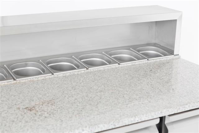 Elevate Your Catering Experience with the Combisteel Triple-Door Pizza Counter - Model 7950.0065