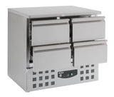 4-Drawer Combisteel Refrigerated Counter – Perfect for Your Kitchen Needs!