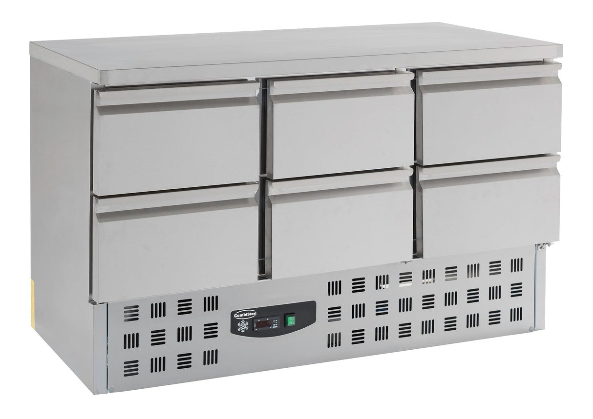 Elegant Combisteel Refrigerated Counter with 6 Spacious Drawers - Model 7950.0113