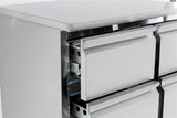 Elegant Combisteel Refrigerated Counter with 6 Spacious Drawers - Model 7950.0113