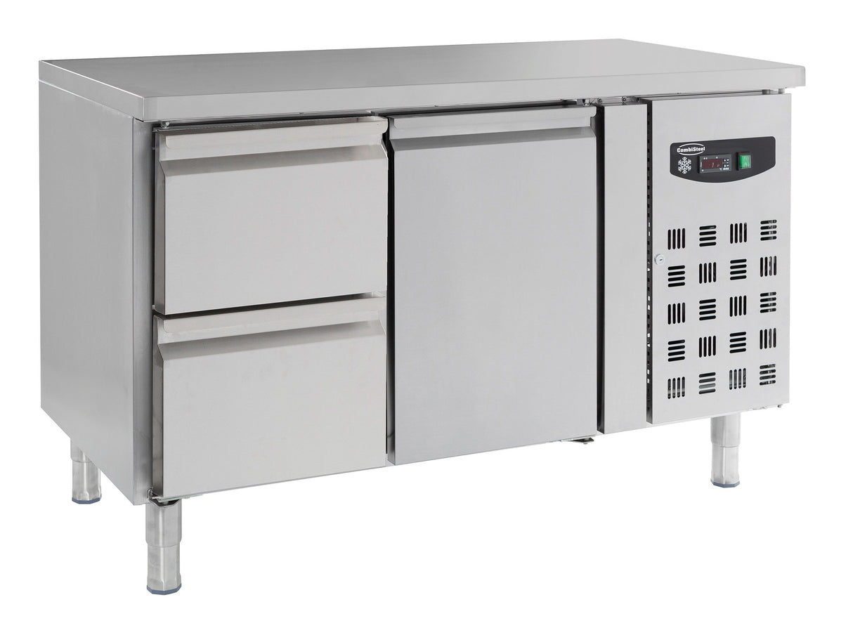 Combisteel 700 Series Refrigerated Counter with 1 Door and 2 Convenient Drawers - Model 7950.0200