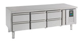 Commercial Refrigerated Counter - Refrigerated Counter 650 Height 6 Drawers