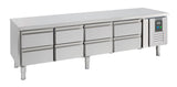Commercial Refrigerated Counter - Refrigerated Counter 650 Height 8 Drawers
