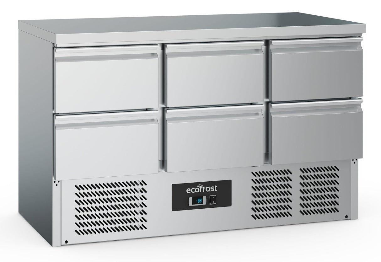 Premium Combisteel Refrigerated Prep Counter with 6 Spacious Drawers - Model 7950.5085