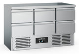 Premium Combisteel Refrigerated Prep Counter with 6 Spacious Drawers - Model 7950.5085