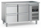 Combisteel 700 Refrigerated Counter 4 Drawers With Adjustable Feet