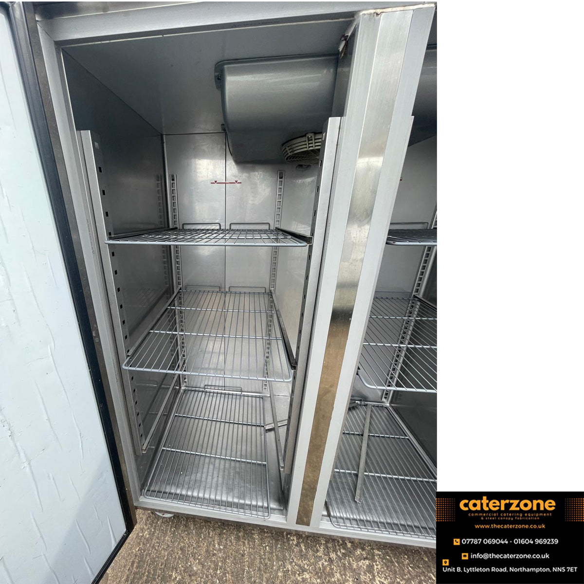 Stainless steel Electrolux Mobile Double Door Refrigerator Fridge-Refurbished
