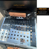 Commercial Gas Jacket Potato Oven Manual Controls - 4.9kW - 500x950x700mm - with 2 drawers-NEW