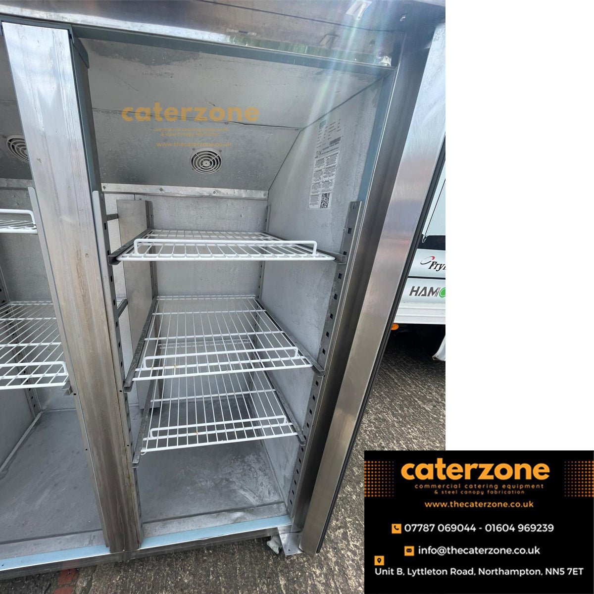 Polar G595 Two Door Upright Freezer-REFURBISHED