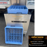 Hobart Ecomax H604SW-12B Hood / Passthrough 500mm Basket Dishwasher-Refurbished