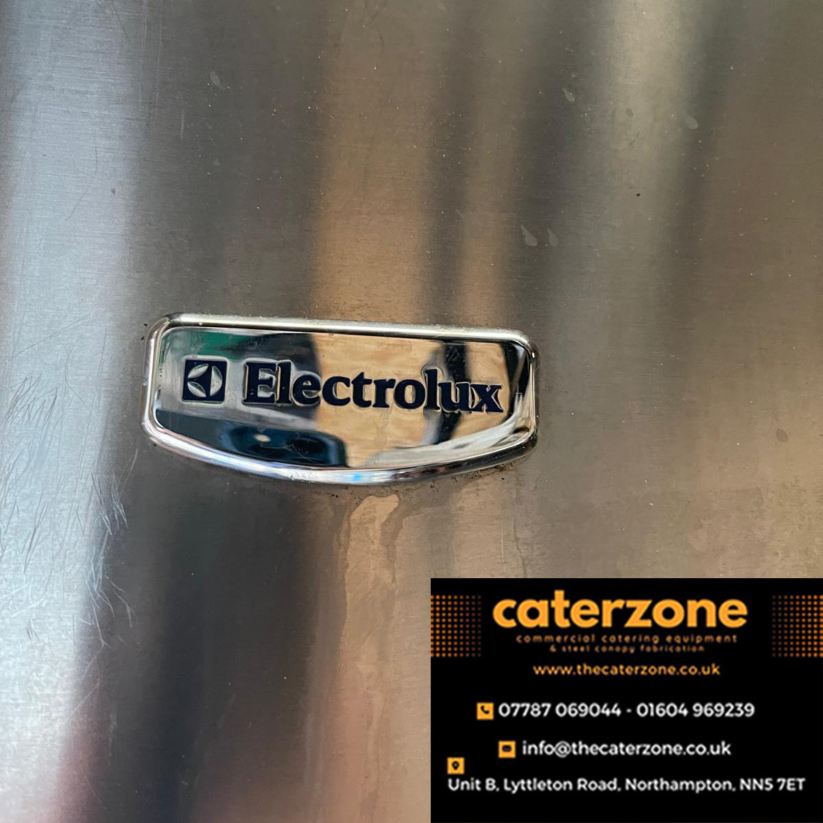 Stainless steel Electrolux Mobile Double Door Refrigerator Fridge-Refurbished