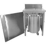 Commercial Waste Bin Cabinet Stainless Steel-NEW