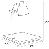 Single Lamp Carving Station 500x450x645mm |  A65100601